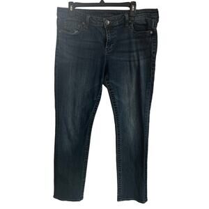 Kut From The Kloth Straight Leg Dark Wash Denim Jeans Size 14 KP560MD6SF